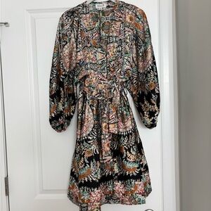 Molly Bracken Multicolor Long Sleeve Dress